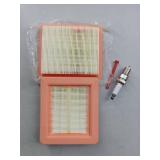 APPEARS NEW - Ferilter GCV160 Air Filter Fuel Filter for Honda GCV160 GCV170 GCV190 GCV200 GC160 GC190 Engine 17211-Z8B-901 Air Filter 16952-Z8B-000 Fuel Filter Tune up Kit for Honda HRX217 HRN216 Law