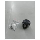 APPEARS NEW - CADUFUELLY Black Front Axle Nut Cover, Wheel Nut Cover, Bolt Locking Cover Replacement for Harley Softail Electra Road Street Glide Sportster 2002-2021(ONLY 1 INCLUDED)