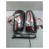 LED 3rd High Mount Brake Light + Tail Lights Kit for Chevy Silverado GMC Sierra 1500/2500 1999-2002, Silverado /Sierra 1500HD 2500HD 2001-2002, Only fit Fleetside" Bedtype