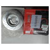 APPEARS NEW - A-Premium 11.81 inch (300mm) Front Vented Disc Brake Rotors Compatible with Select Hyundai and Kia Models - Sonata, Tucson, For Veloster, Forte, Optima, For Sportage, Rondo, Forte Koup, 