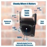 APPEARS NEW - TriaFlatâ¢ Tesla Model Y Charger Holder Wall Mount Space Saving Cable Organizer Charging Hub, Model 3 Charger Holder, Model X Charging Cord Organizer, Model S Charger Holster, Cybert
