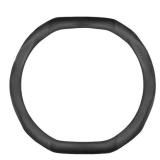 APPEARS NEW - Car Steering Wheel Cover Compatible For Citroen C5X C5 C3/ Aircross/E-Berlingo C4 /Cactus DS 3/ Crossback/Picasso/Interior Accessory(Double D Black D)