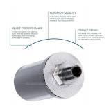 APPEARS NEW - Midline Valve 6J363-5 Steam Radiator Air Vent; Heat Regulator Valve; Straight Mount; 1/4 in. MIP; Chrome Plated Steel (5 Pack)