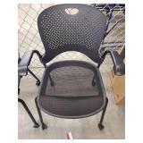 Herman Miller Mesh Back Office Chairs with Casters
