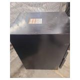 Black Metal 4-Drawer Filing Cabinet
