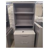 Commercial Office Metal Storage Unit with File Cabinet