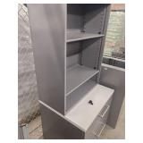 Commercial Office Metal Storage Unit with File Cabinet