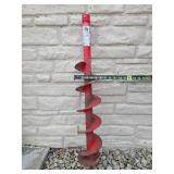 Heavy Duty Red Post Hole Auger