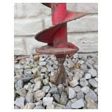 Heavy Duty Red Post Hole Auger