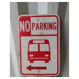 No Parking Bus Stop Sign