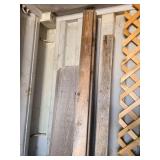 Weathered Cedar Wood Planks & 2x4