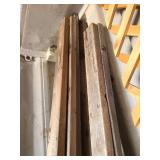 Weathered Cedar Wood Planks & 2x4