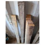 Weathered Cedar Wood Planks & 2x4