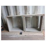 Used Building Materials Lot - Wood Panels and Window