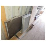 Used Building Materials Lot - Wood Panels and Window