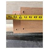 Used Building Materials Lot - Wood Panels and Window