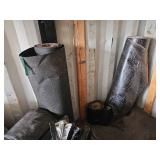 Lot of Various items- Tarp, Stand, Textured Roll
