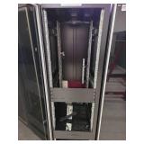 (1) Server Rack Cabinet With Glass Door