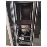 (1) Server Rack Cabinet With Glass Door
