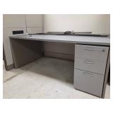 Office Workstation Set with Ergonomic Chair