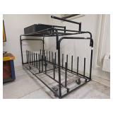 Mobile Table Cart with Storage Box.