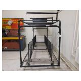 Mobile Table Cart with Storage Box.