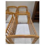 (2)Foundational Evacuation Crib with Mattress