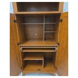 Mission Style Computer Armoire