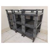 (3) Industrial Mobile Storage Rack