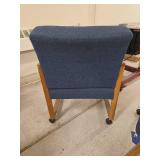(2) Office Guest Chair with Wheels