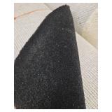 12ft Roll of Black Carpet
