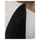 12ft Roll of Black Carpet