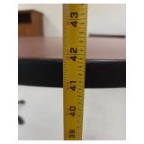 30-inch Round Cherry Wood Bar-Height Table