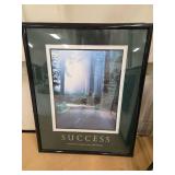 (5) Inspirational Motivational Framed Print Collection