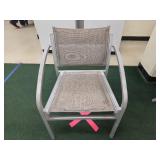 Outdoor Dining Set with Mesh Chairs