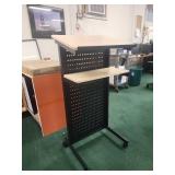 Mobile Podium with Storage Shelf - In Box