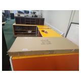 Mobile Podium with Storage Shelf - In Box