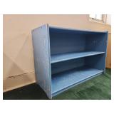 Blue Wooden Wall Shelf Unit