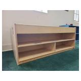 (2) Large Wooden Display Shelving Units