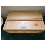 (2) Large Wooden Display Shelving Units
