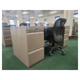 Modern Office Workstation Set with Mesh Chair