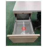 Modern Office Workstation Set with Mesh Chair