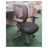 Modern Office Workstation Set with Mesh Chair