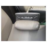 Commercial Grade Grey Leather Waiting Room Chair