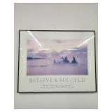 Inspirational Office Wall Art Collection - Set of 3 Framed Prints