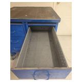 Vintage Industrial Mobile Tool Cabinet