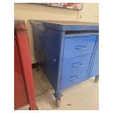 Vintage Industrial Mobile Tool Cabinet