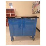 Vintage Industrial Mobile Tool Cabinet