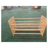 (2) Kaplan Wooden Storage Rack