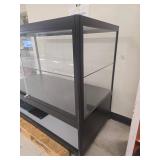 Modern Black Glass Display Cabinet